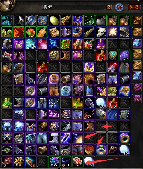 70级无buff940法强人类女法师2t4 法术打击两件套 冰霜暗纹三件套 klz