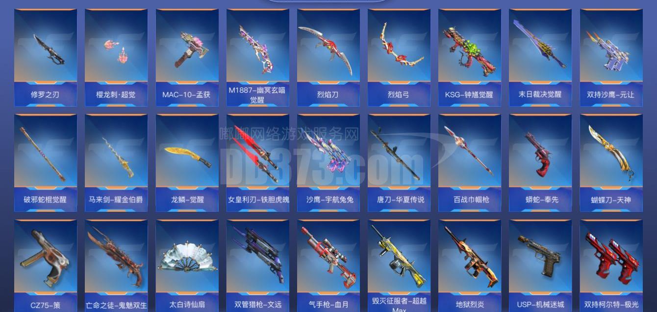 V6 7王者武器179英雄武器5英雄角色可二次可修改实名【v武器】:气手枪